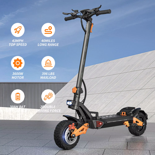 Adult Fast Electric Scooter 3600W Dual Motor - H9 - Εικόνα 2