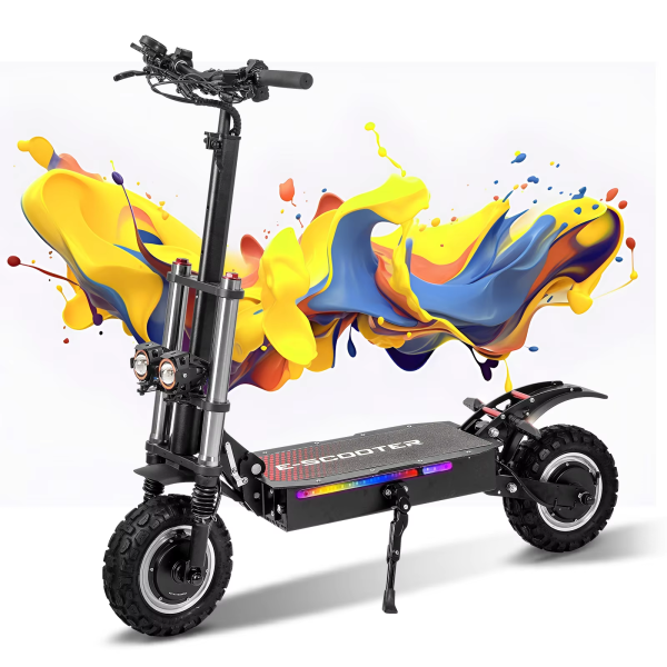 J30 MAX Foldable Adult Electric Scooter with 6000W Power 11-Inch Tires 200KG Capacity and 100KM Range(3-day delivery) - Afbeelding 7