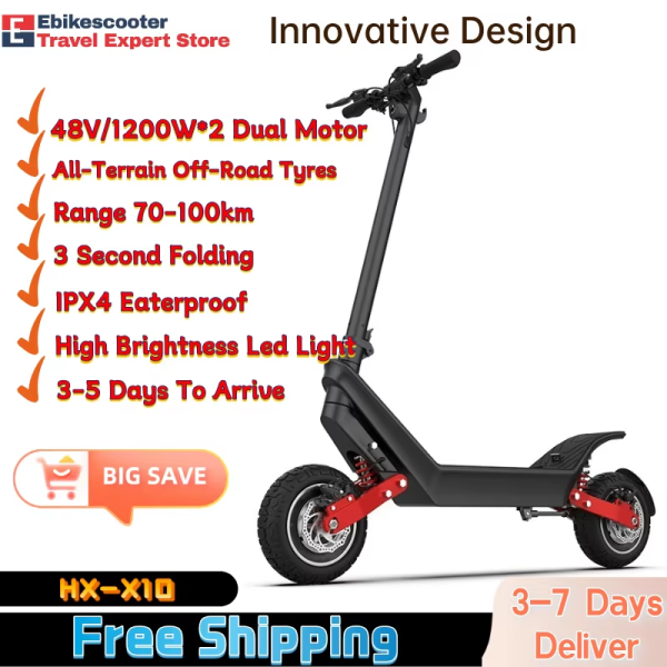 Dual Motor Electric Scooter