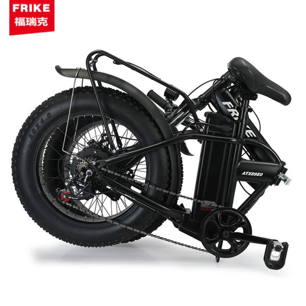 Factory Hot Sale Adult E-bike 20inch 500W Folding All Terrain Snow Beach City Road Mountain Fat Tire Dirt Electric Bike for China - Imagen 2