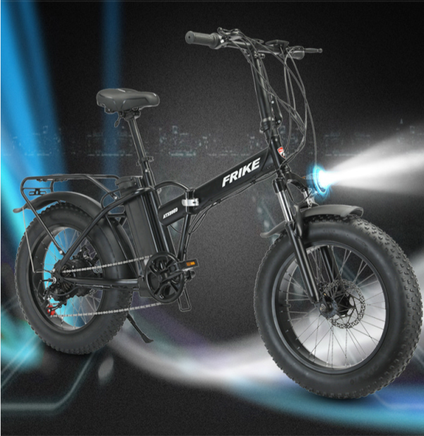 Factory Hot Sale Adult E-bike 20inch 500W Folding All Terrain Snow Beach City Road Mountain Fat Tire Dirt Electric Bike for China - Imagen 5