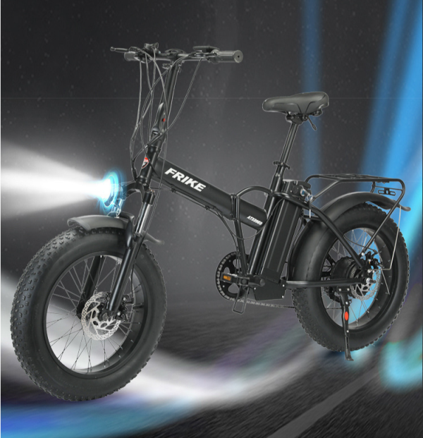 Factory Hot Sale Adult E-bike 20inch 500W Folding All Terrain Snow Beach City Road Mountain Fat Tire Dirt Electric Bike for China - Imagen 6