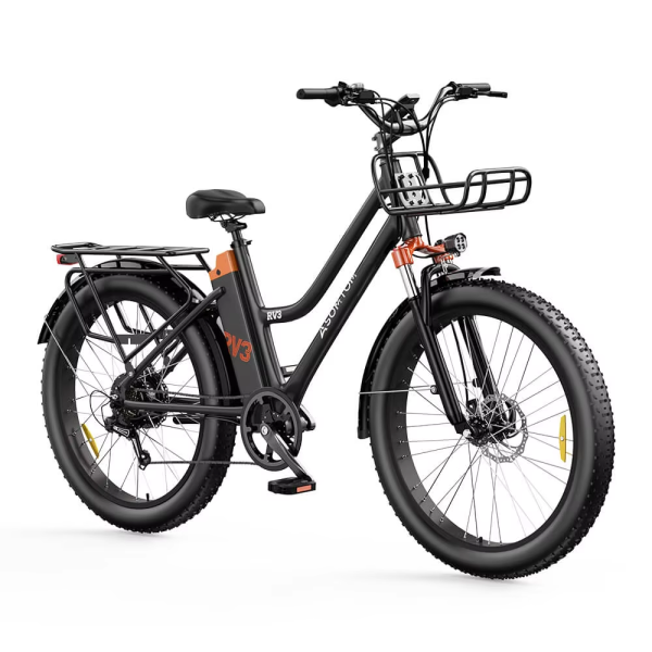 Best City E-Bike: RV3-26*3.0 Urban Commuter Electric Bike – 36V 10.4AH Battery, 7-Speed Shimano, 45-55 KM Range, Lightweight Aluminum Frame, and Customizable Options(3-Day Delivery in the USA) — изображение 4