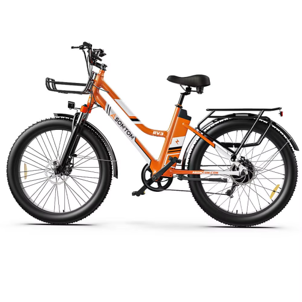 Best City E-Bike: RV3-26*3.0 Urban Commuter Electric Bike – 36V 10.4AH Battery, 7-Speed Shimano, 45-55 KM Range, Lightweight Aluminum Frame, and Customizable Options(3-Day Delivery in the USA) — изображение 5