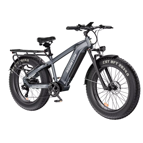 ⁦Q7-26*4.0 All-Terrain Electric Dirt Bike: 26-inch, 48V 750W Power, 45km/h Max Speed, 40-70km Range, Customizable Colors & LOGO⁩ - الصورة ⁦2⁩