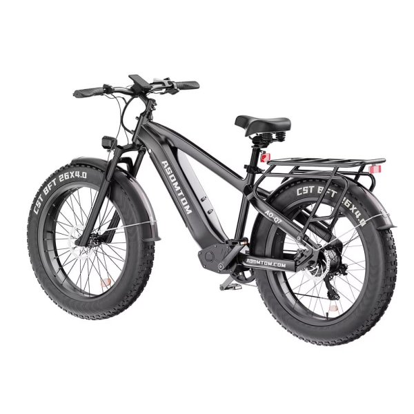 ⁦Q7-26*4.0 All-Terrain Electric Dirt Bike: 26-inch, 48V 750W Power, 45km/h Max Speed, 40-70km Range, Customizable Colors & LOGO⁩ - الصورة ⁦3⁩