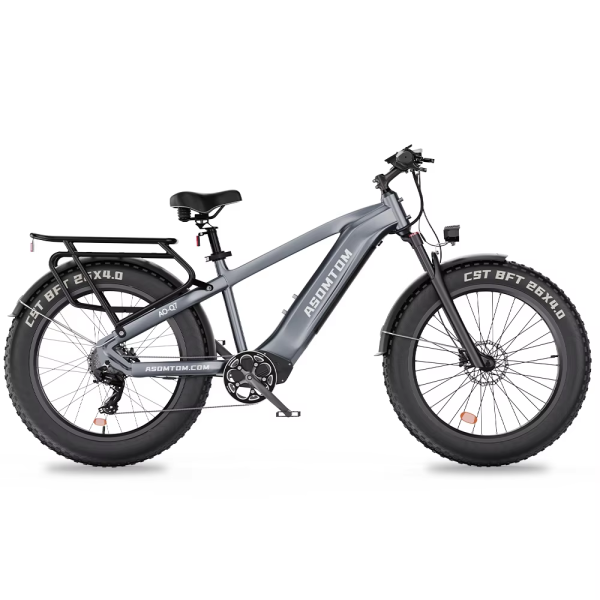 ⁦Q7-26*4.0 All-Terrain Electric Dirt Bike: 26-inch, 48V 750W Power, 45km/h Max Speed, 40-70km Range, Customizable Colors & LOGO⁩ - الصورة ⁦6⁩