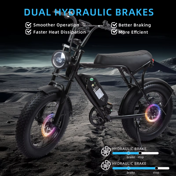 Electric fat tyre bicycle, the best choice for European and American customers - 이미지 5