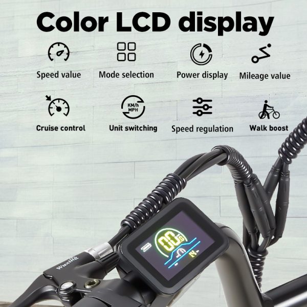 Adult Snow Electric Bike U2 - 75km Long Range with 15Ah Lithium Battery & Aluminium Alloy Frame - 이미지 5
