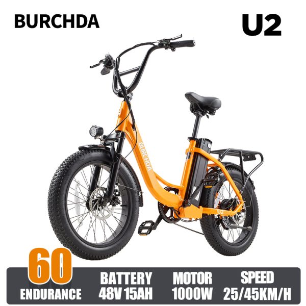 Adult Snow Electric Bike U2 - 75km Long Range with 15Ah Lithium Battery & Aluminium Alloy Frame - 이미지 2
