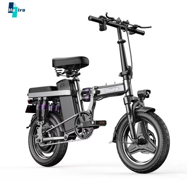 Городской электровелосипед - F12 48V 500W 15AH Li-ion аккумулятор 8 амортизаторов