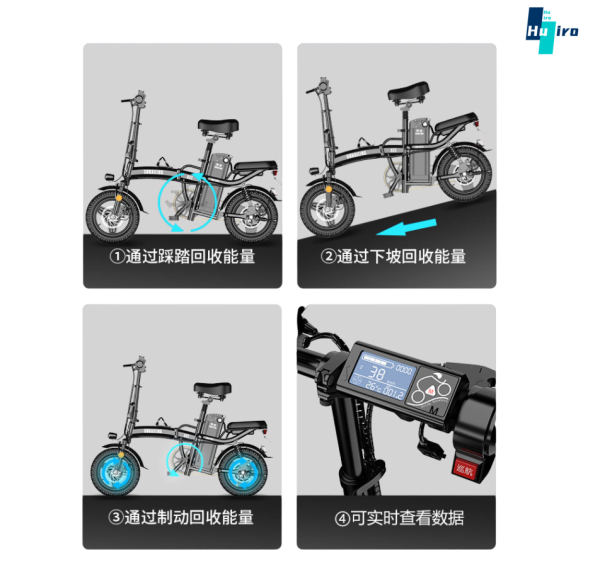Folding Electric Bicycle - TDS001Z 48v500w 15ah lithium battery, foldable for Adult - 图片 4